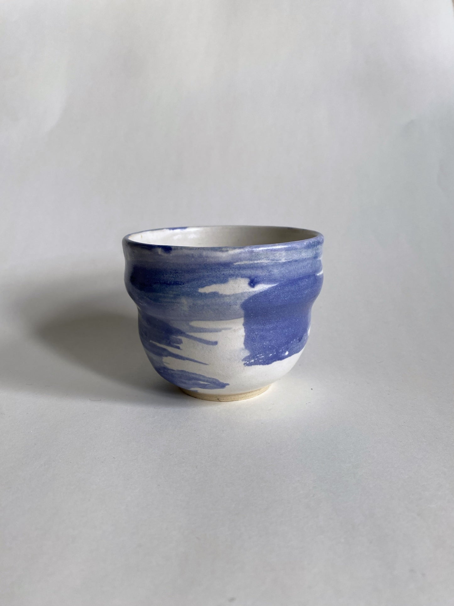 Curvy Cup ~ Blue Stroke 240 ml
