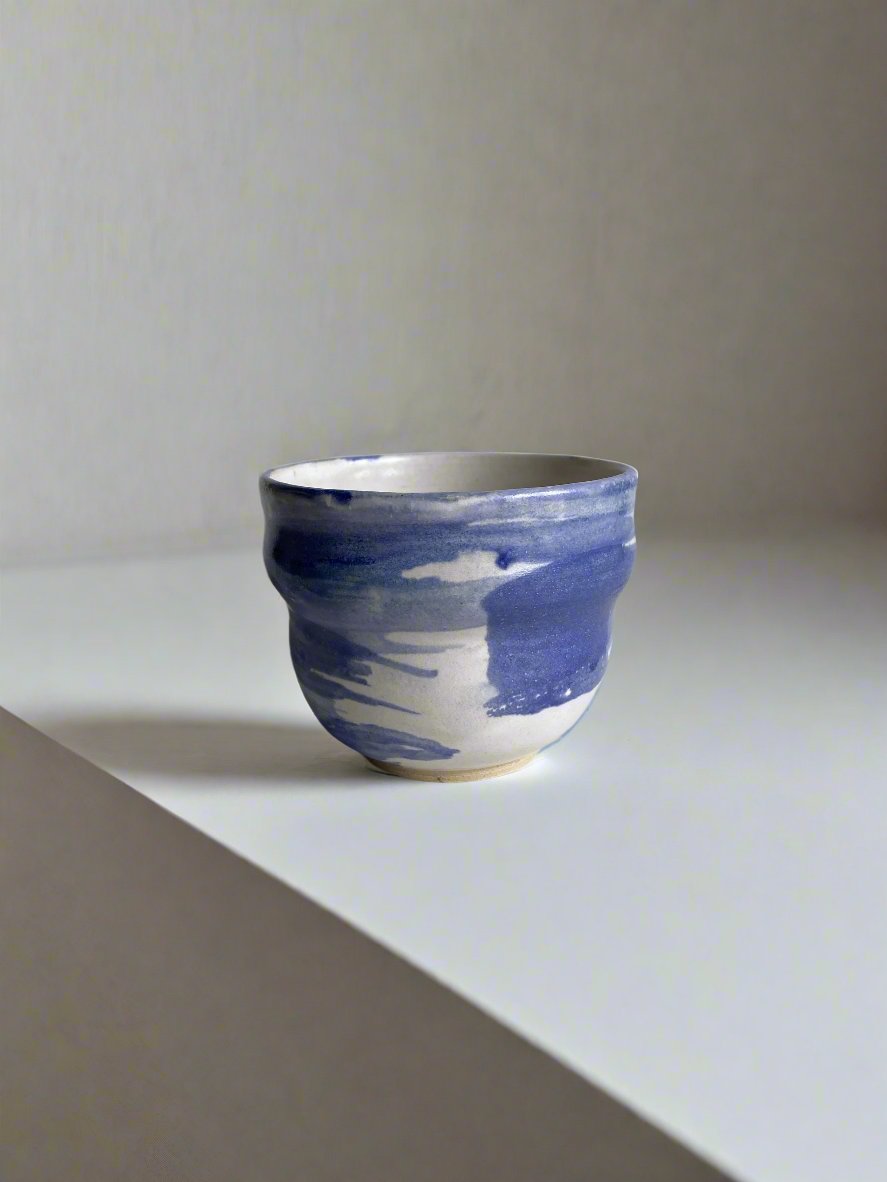 Curvy Cup ~ Blue Stroke 240 ml