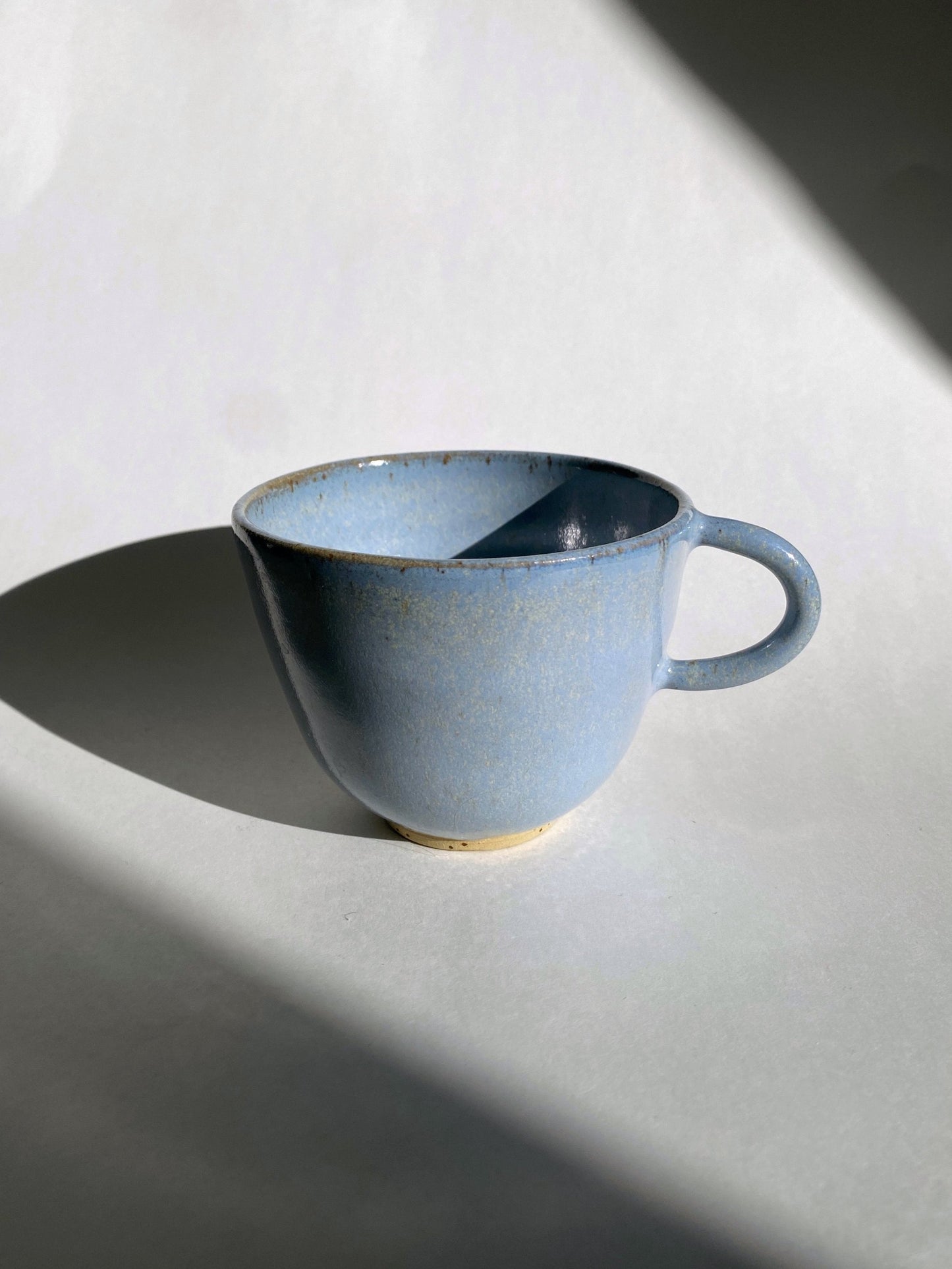 Unika Cup with Handle ~ Solid Blue 220 ml