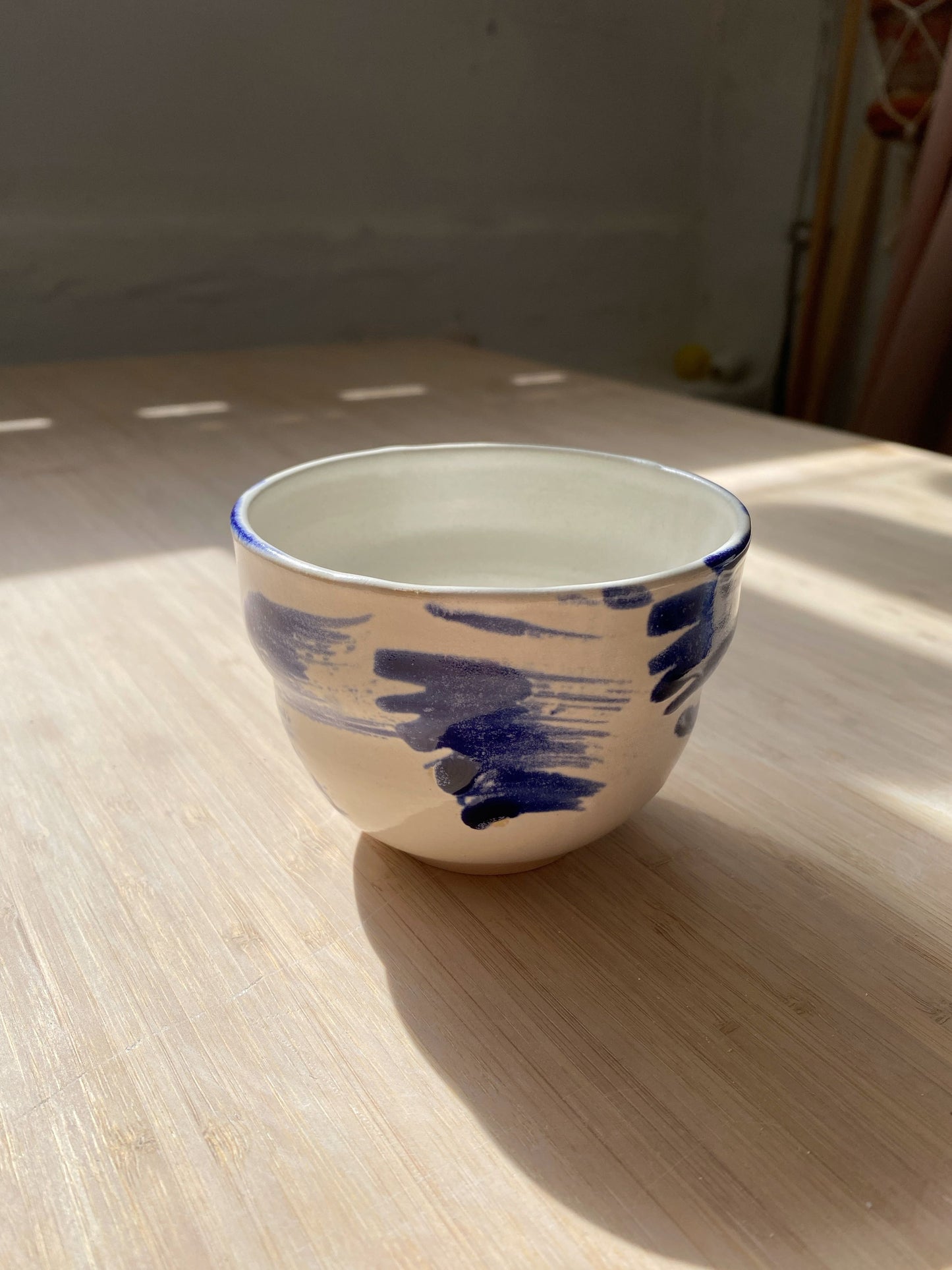 Curvy Cup ~ Blue Stroke 240 ml