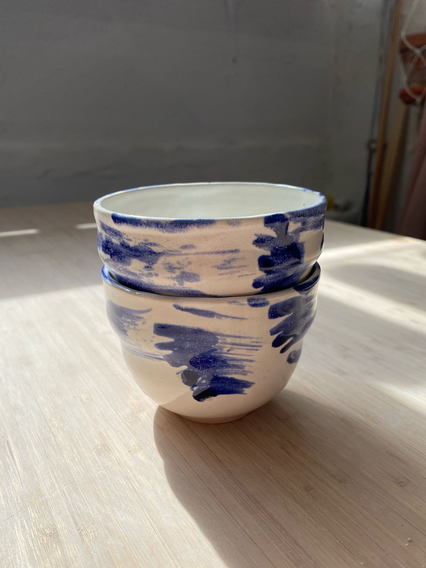 Curvy Cup ~ Blue Stroke 240 ml