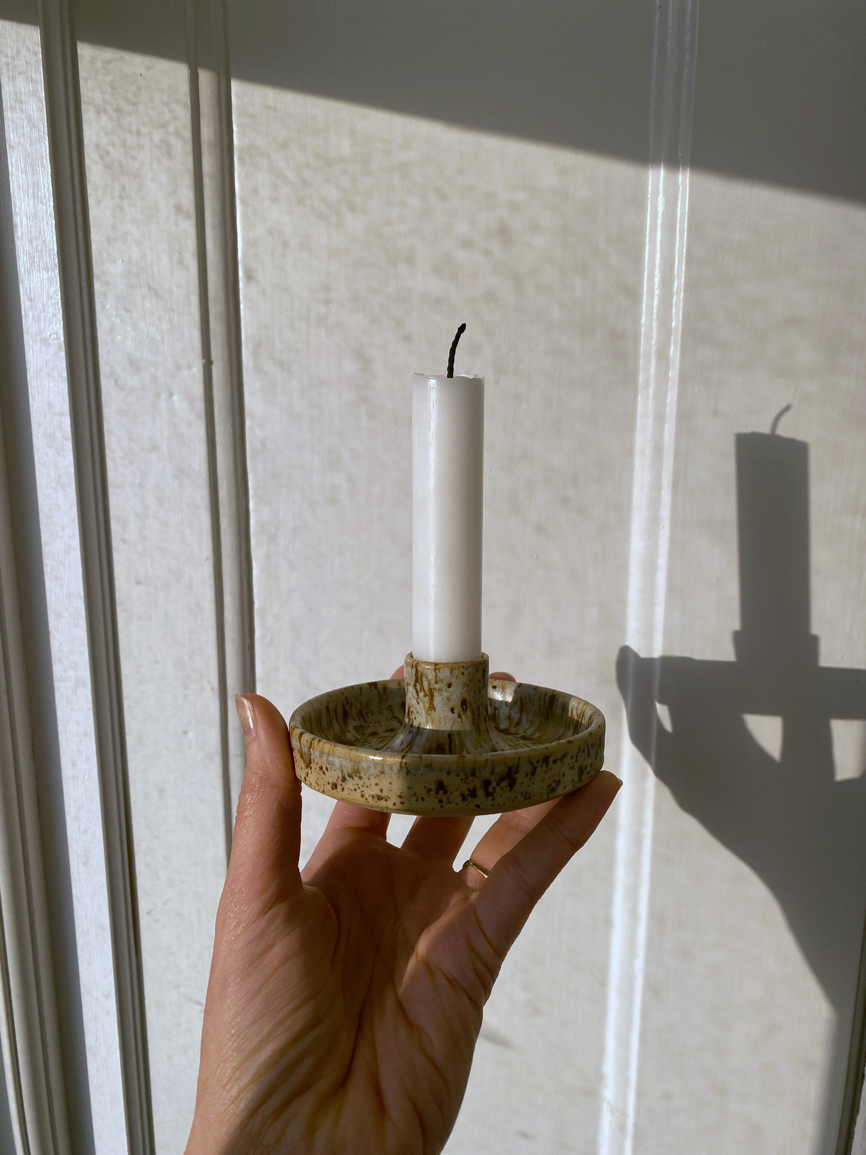 Candle Holder ~ Stracciatella – Vivi Vivi Studio
