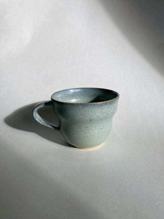 Curvy Cup with Handle ~ Light Blue 170 ml